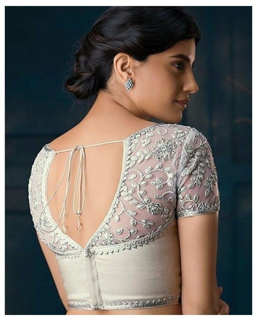 Saree Blouse Back Design Patterns