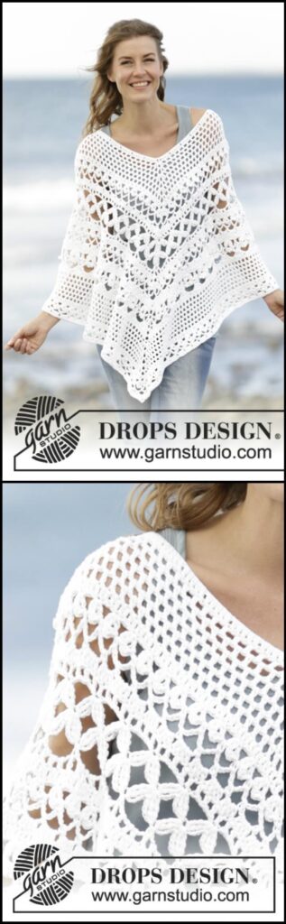 Drops Design Crochet Poncho Patterns