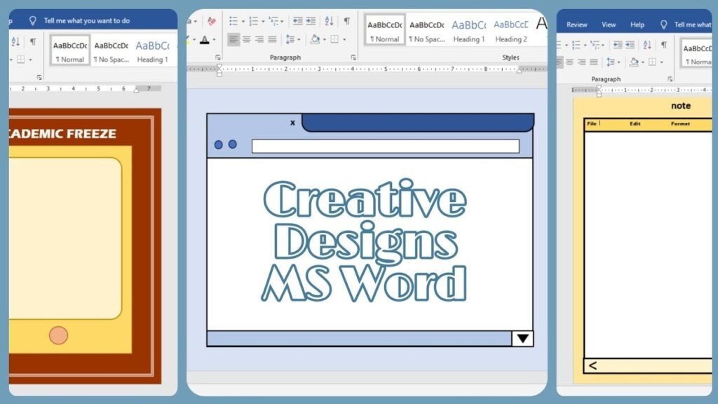 Design Ideas Microsoft Word