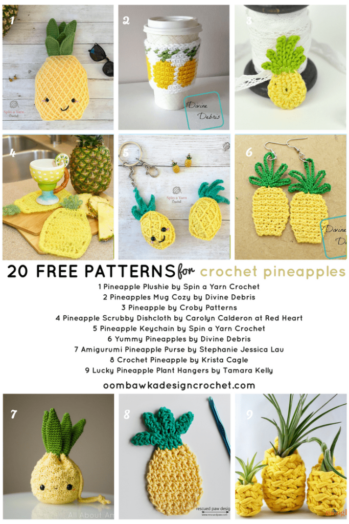 Pineapple Design Crochet Patterns