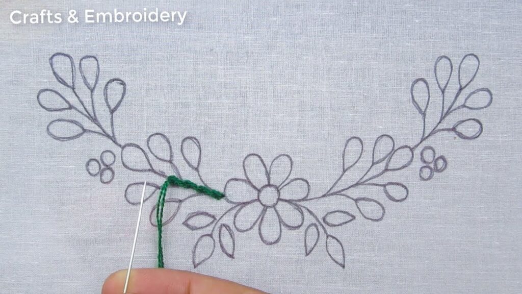 Hand Embroidery Pattern Design