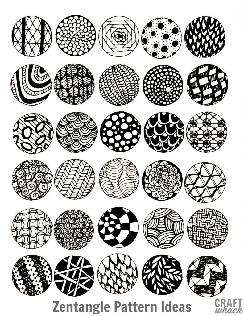 Zen Doodle Pattern Ideas