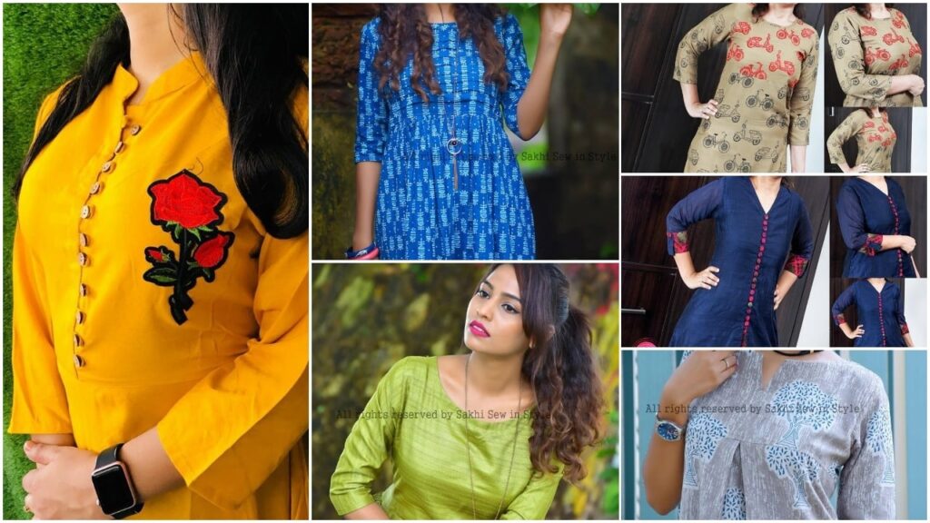 Latest Kurti Design Patterns For Stitching