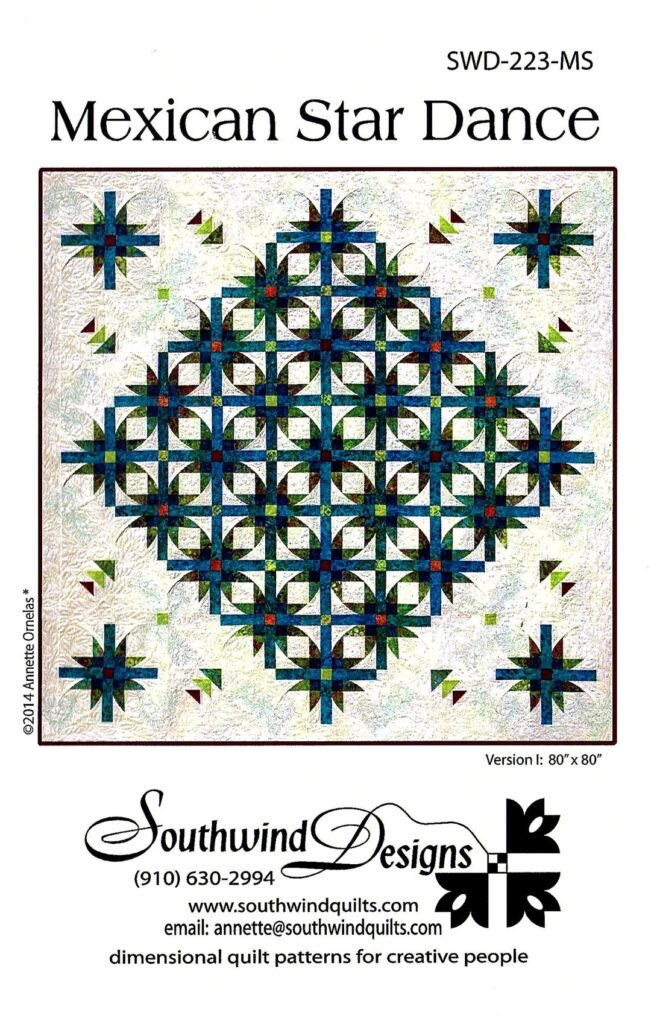 Mexican Star Quilt Pattern Southwind Designs