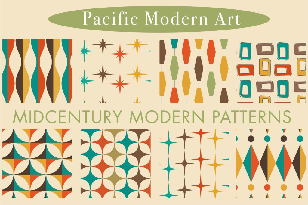 Mid Century Modern Graphic Design Patterns