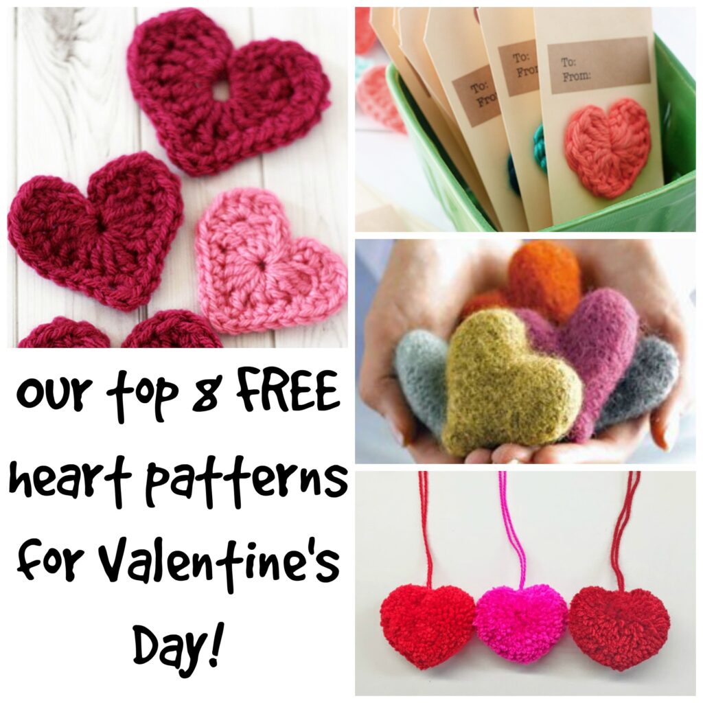 Heart Design Knitting Pattern