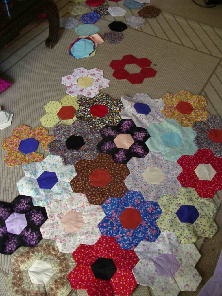Hexagon Quilt Patterns Designs