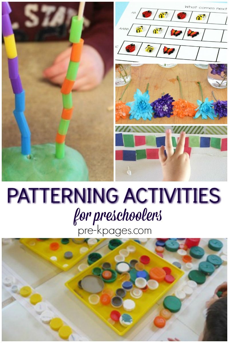 Pattern Activities With Preschoolers - Pattern Design Ideas