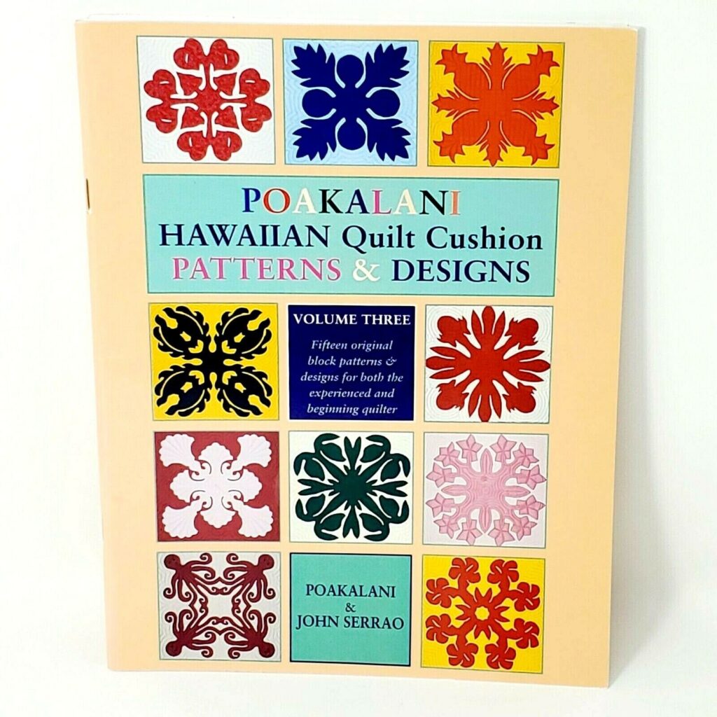 Poakalani Hawaiian Quilt Cushion Patterns & Designs John Serrao
