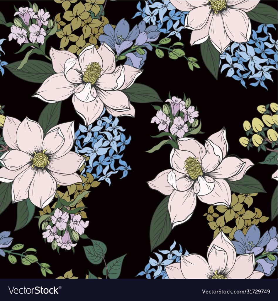 Graphic Design Flower Patterns