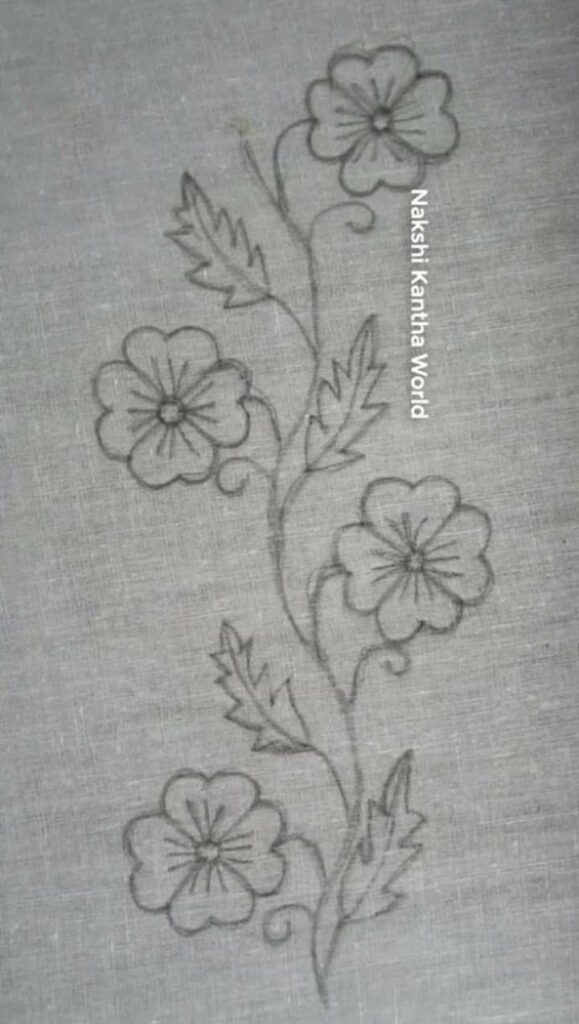 Flower Pattern Embroidery Design