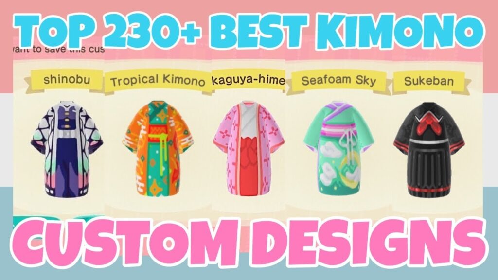 Animal Crossing New Horizons Kimono Design Pattern