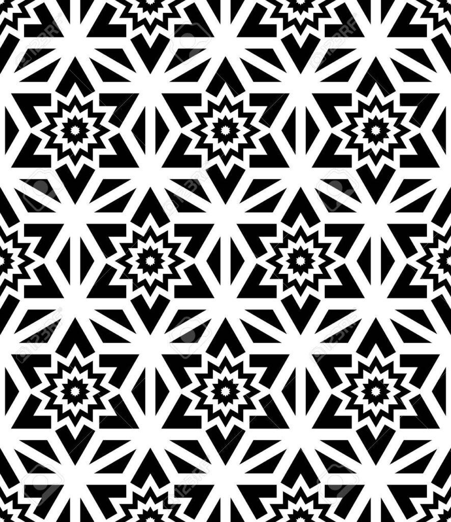 Fabric Design Patterns Black And White