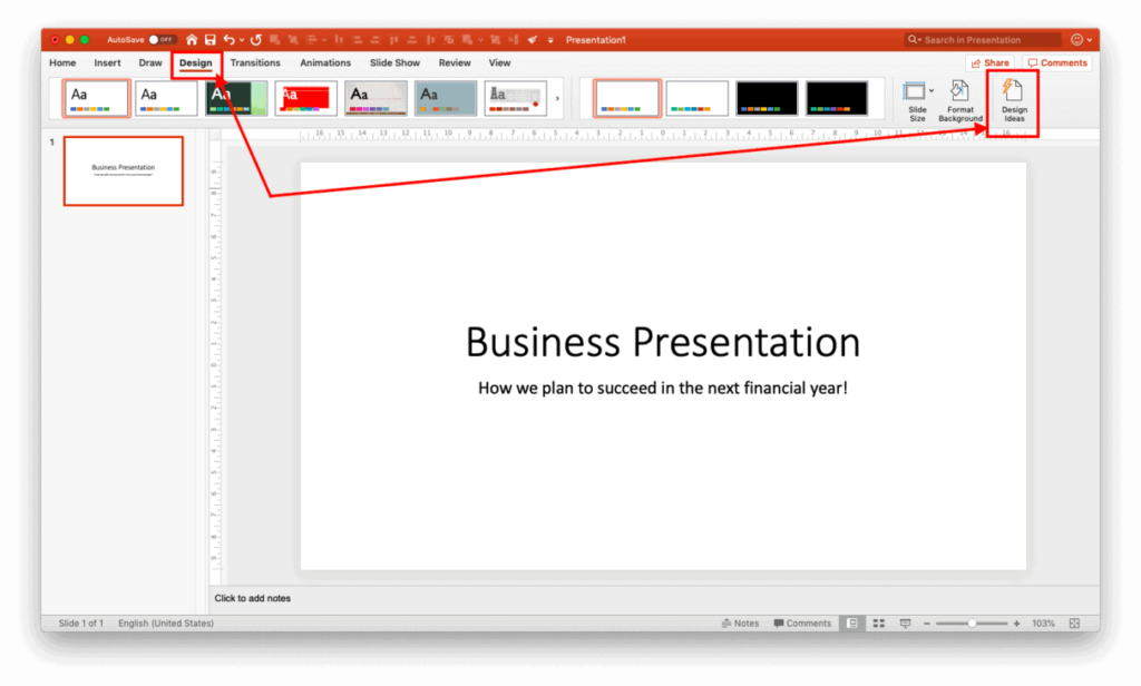 Design Ideas Has Disappeared In Powerpoint