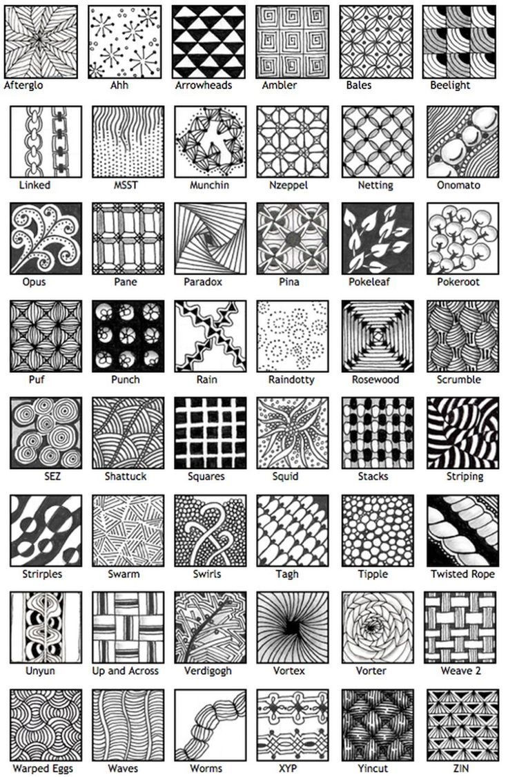 Zen Doodle Pattern Ideas - Pattern Design Ideas