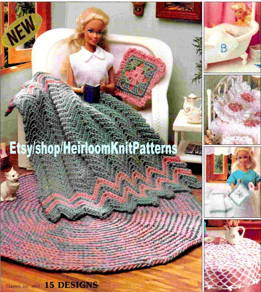 Barbie Design Crochet Blanket Pattern