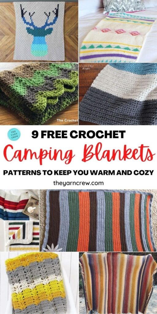 Crochet Camping Design Baby Blanket Patterns