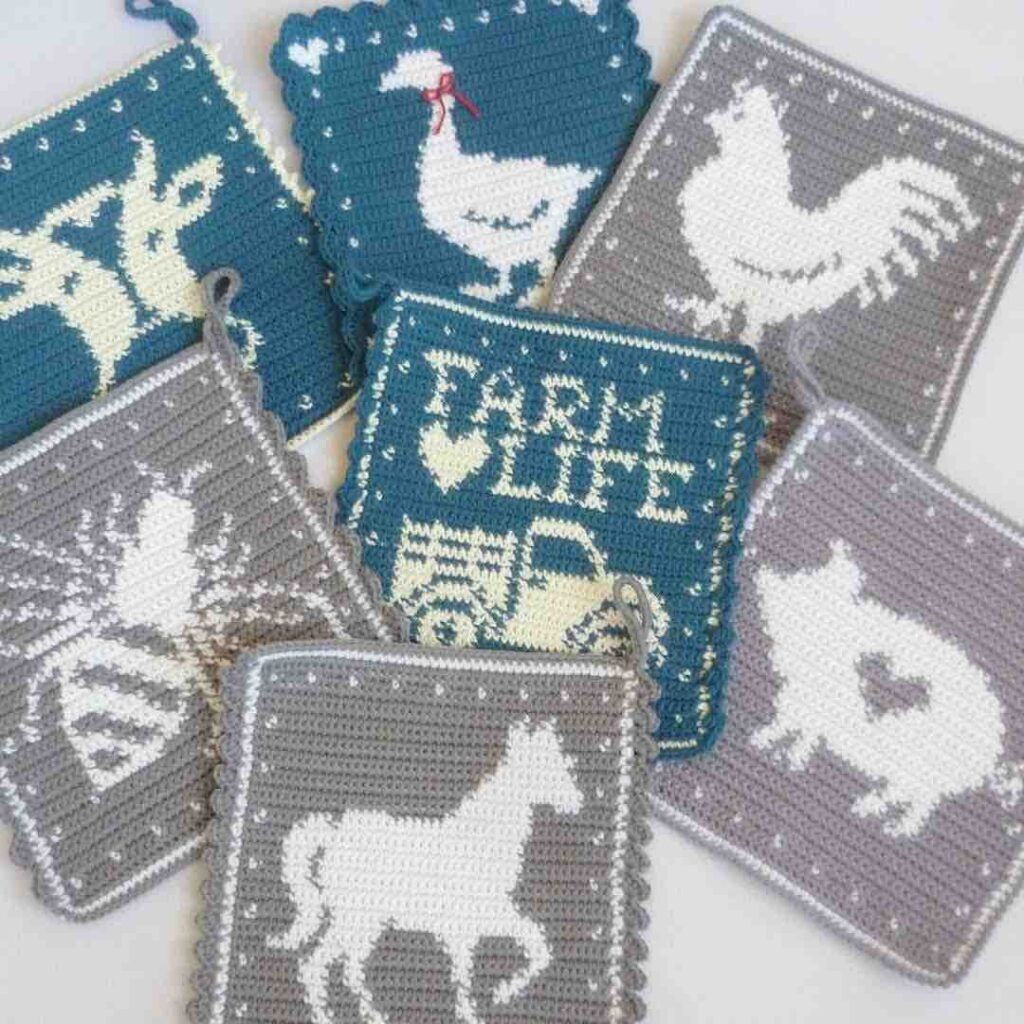 Animal Design Tapestry Crochet Patterns